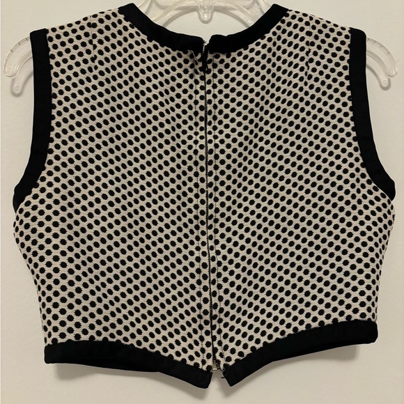 Vintage 1960s Zip Crop Top - Picture 3 of 3